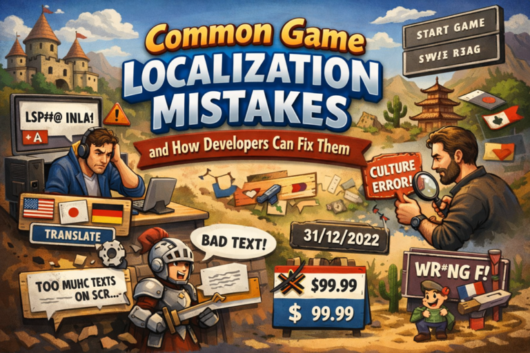 Common Game Localization Mistakes and How Developers Can Fix Them