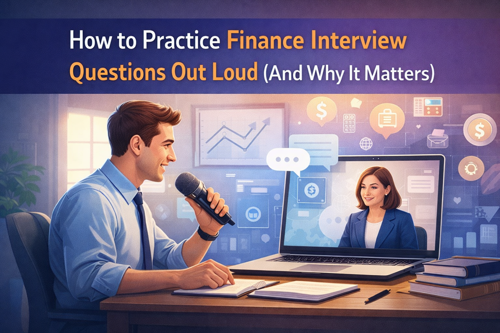 How to Practice Finance Interview Questions Out Loud (And Why It Matters)
