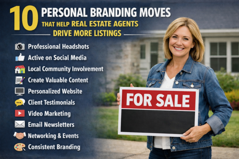10 Personal Branding Moves That Help Real Estate Agents Drive More Listings