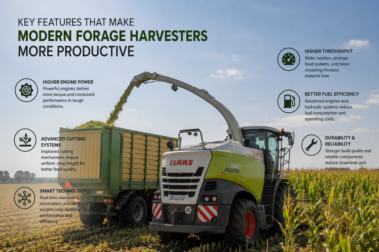 Key Features That Make Modern Forage Harvesters More Productive