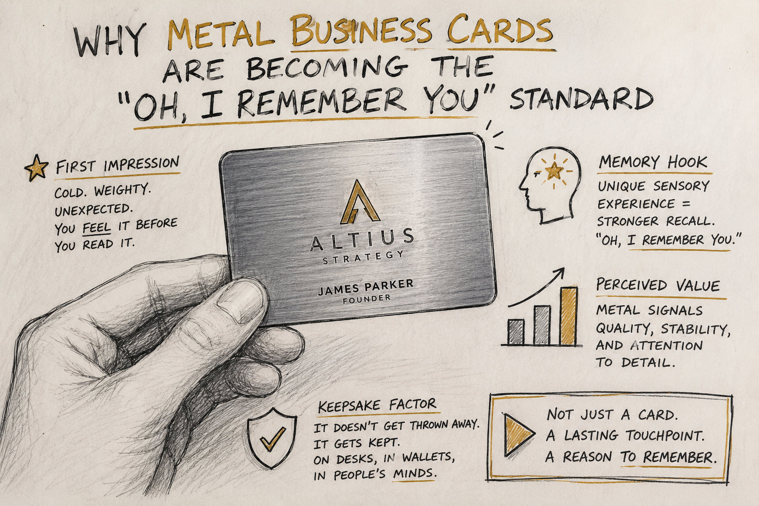 Why Metal Business Cards Are Becoming the “Oh, I Remember You” Standard
