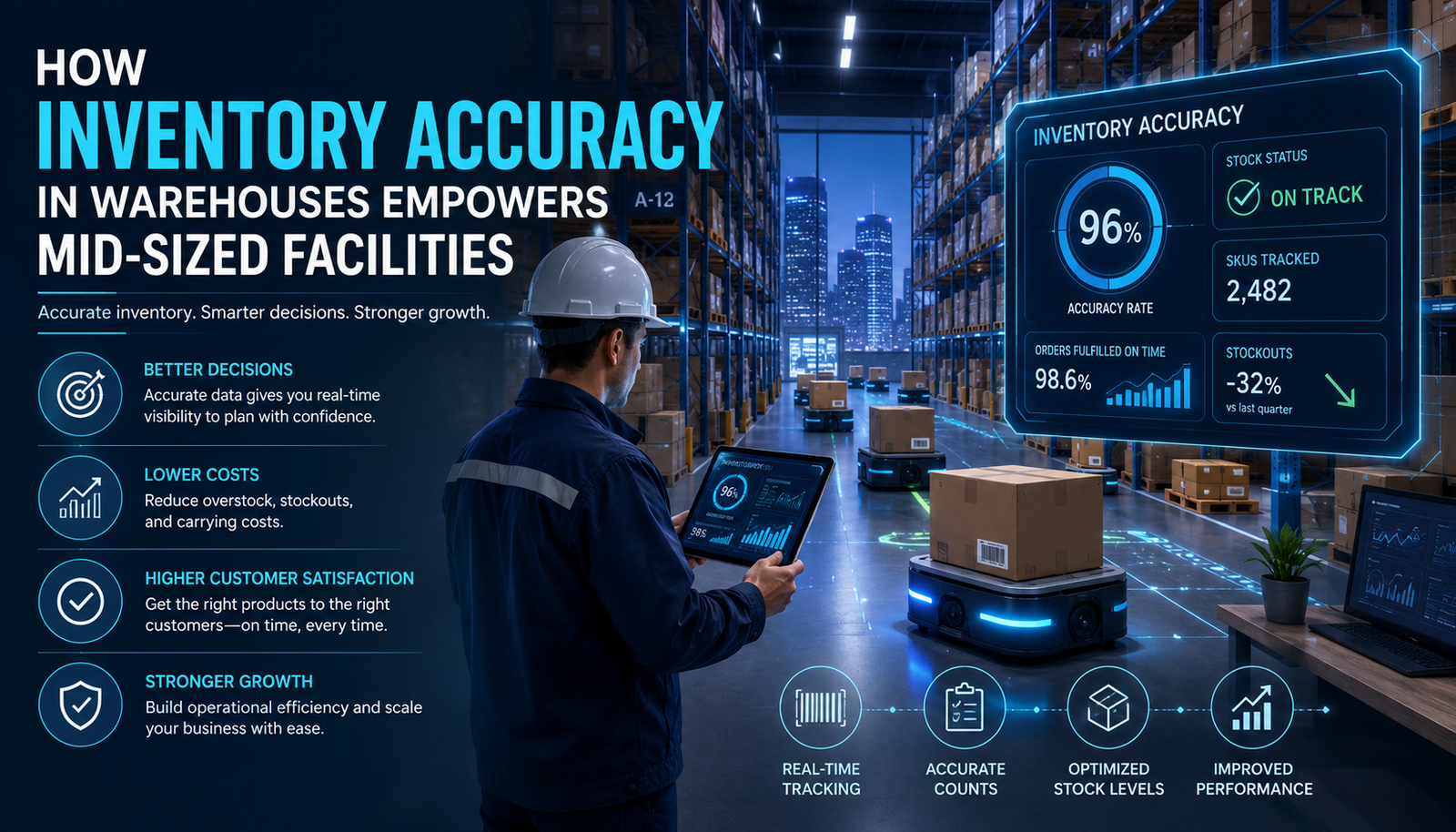 How Inventory Accuracy in Warehouses Empowers Mid-Sized Facilities