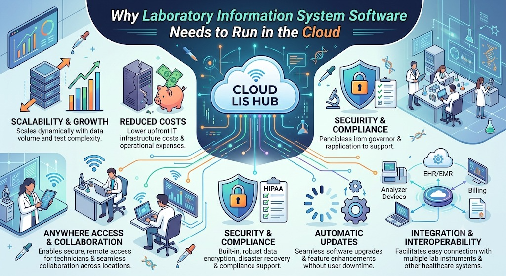 Why Laboratory Information System Software Needs to Run in the Cloud